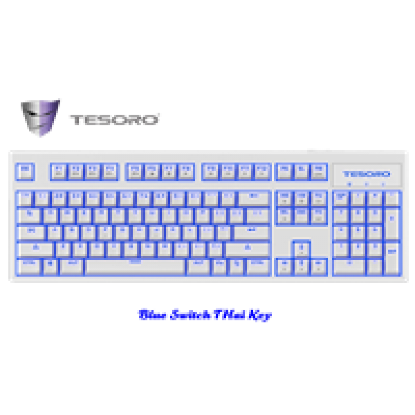 คีย์บอร์ด Tesoro Excaliber V2 Mechanical Gaming Keyboard White (Blue Switch)(Thai-Key) คีย์บอร์ด Tesoro Excaliber V2 Mechanical Gaming Keyboard White (Blue Switch)(Thai-Key)